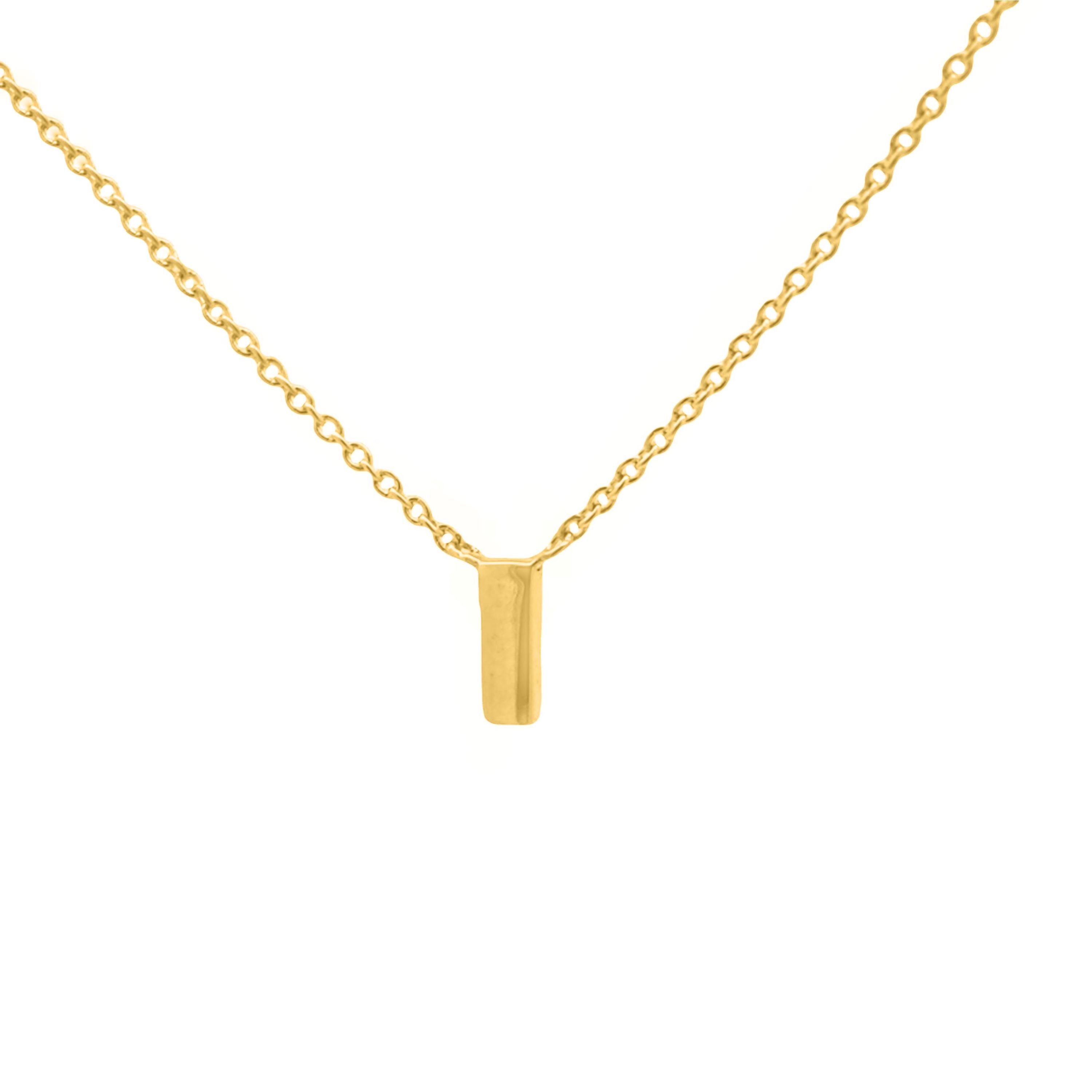 Luxe initial online necklace