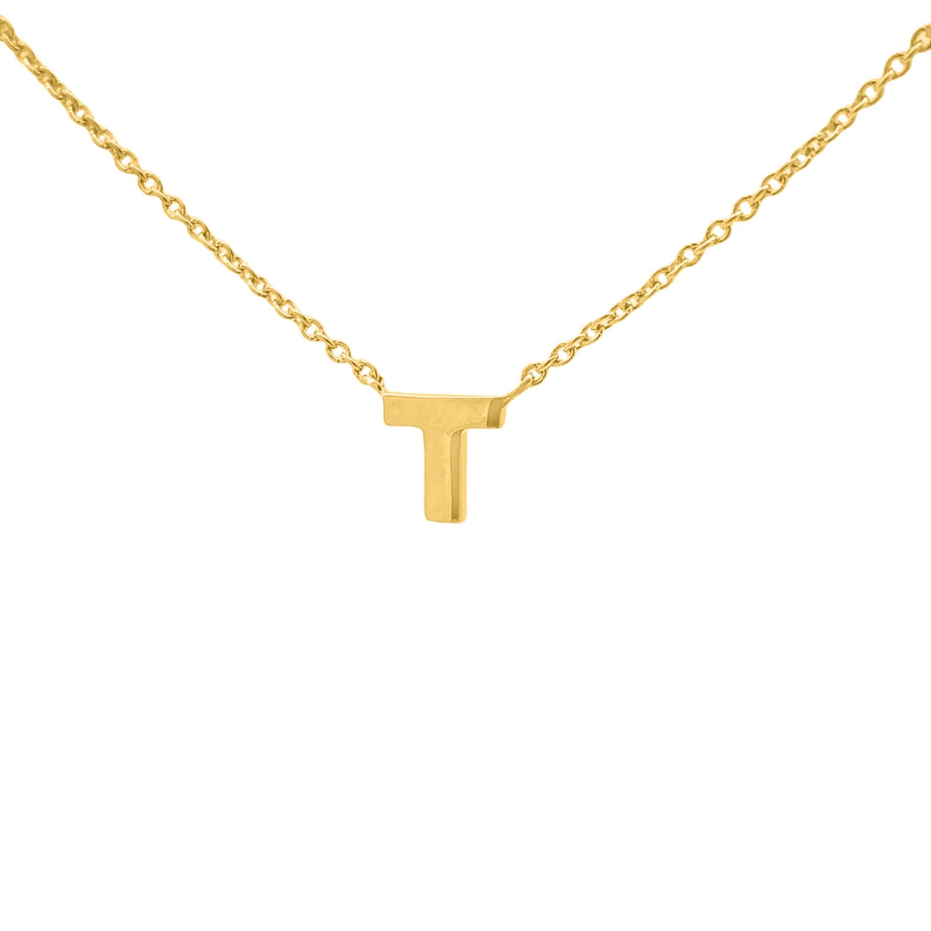 Delicate initial store necklace