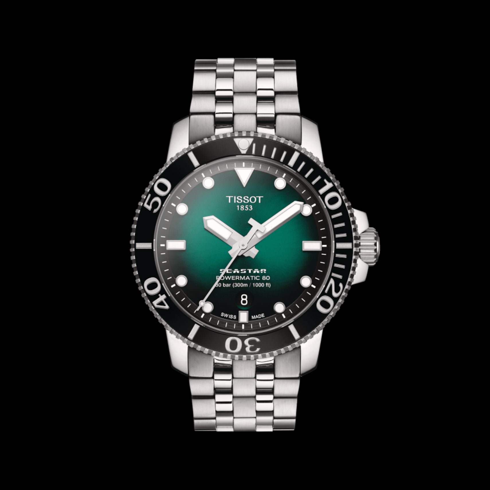 Tissot seastar deals ceramic bezel