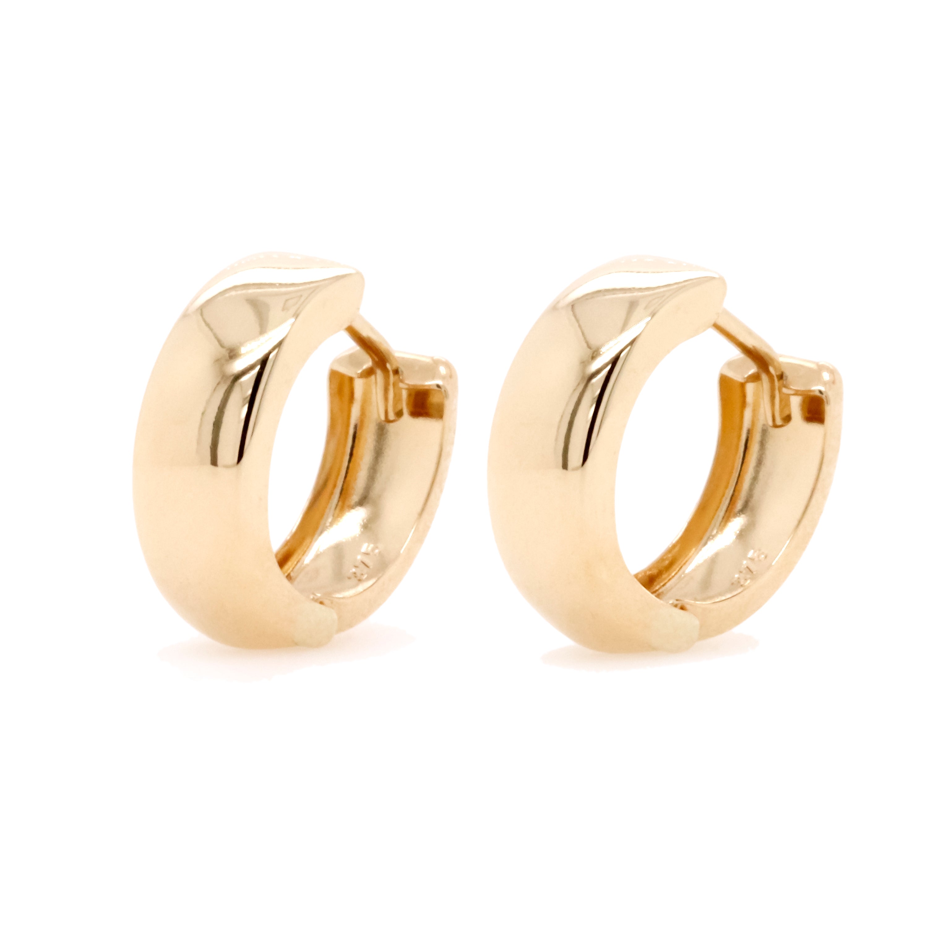 9ct gold huggie deals earrings