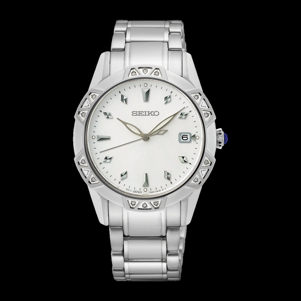 Seiko ladies sapphire crystal on sale watch