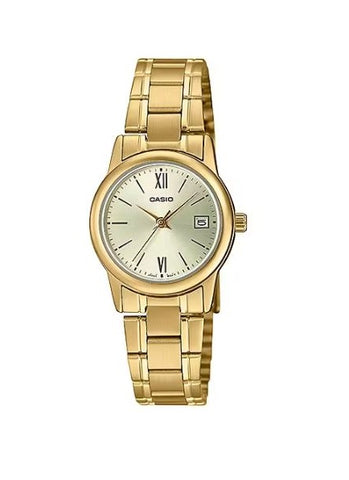 Casio Analogue Ladies Watch LTPV002G-9B3