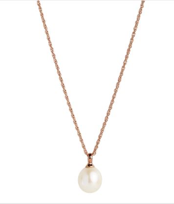 Dangling deals pearl necklace