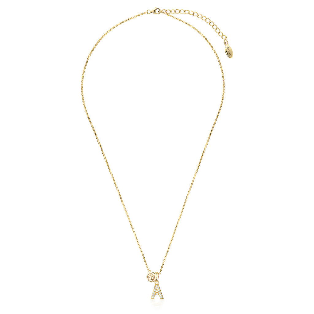 Georgini Luxury Letter A Gold Plated Necklace – Duffs Jewellers