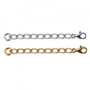 Sterling Silver Long Curb Chain Extender