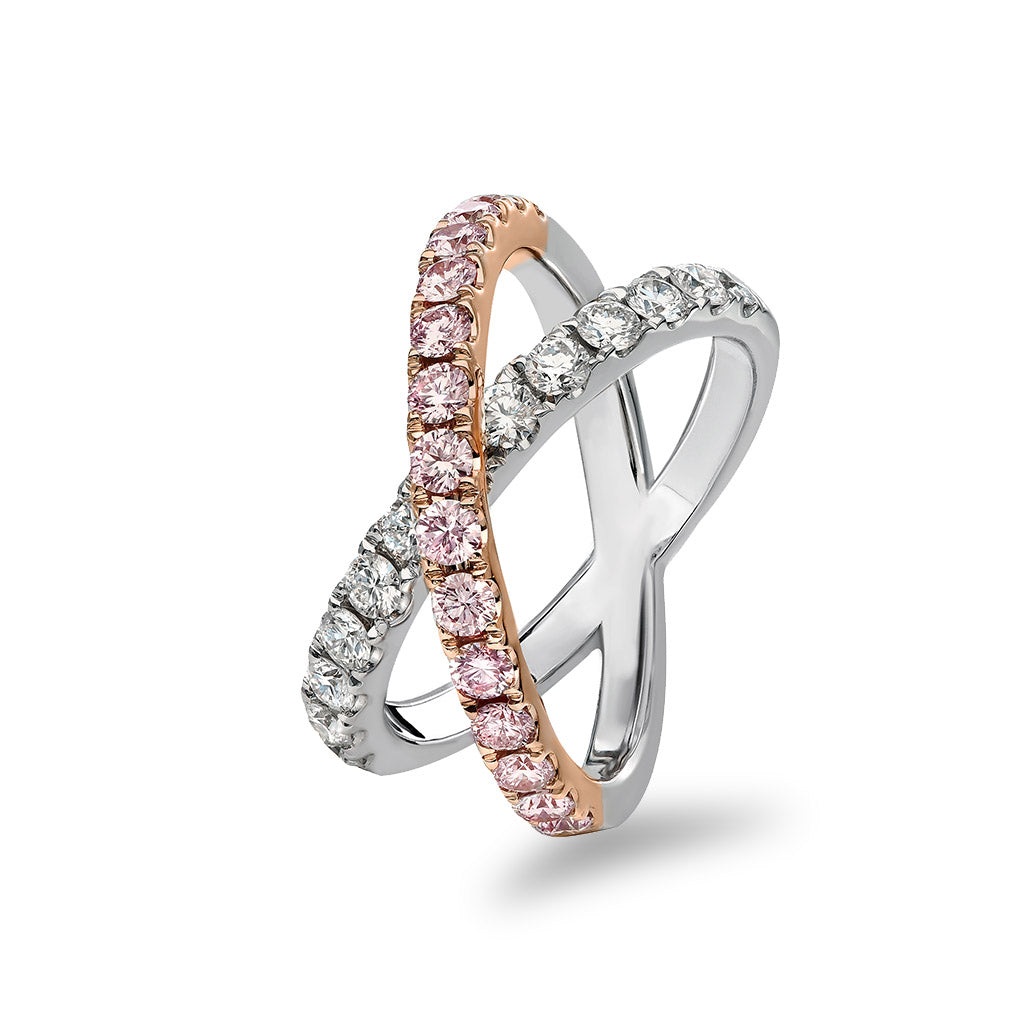 Rose gold store open ring