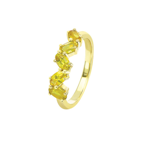 Sapphire Dreams 9ct Yellow Gold Nyra Ring