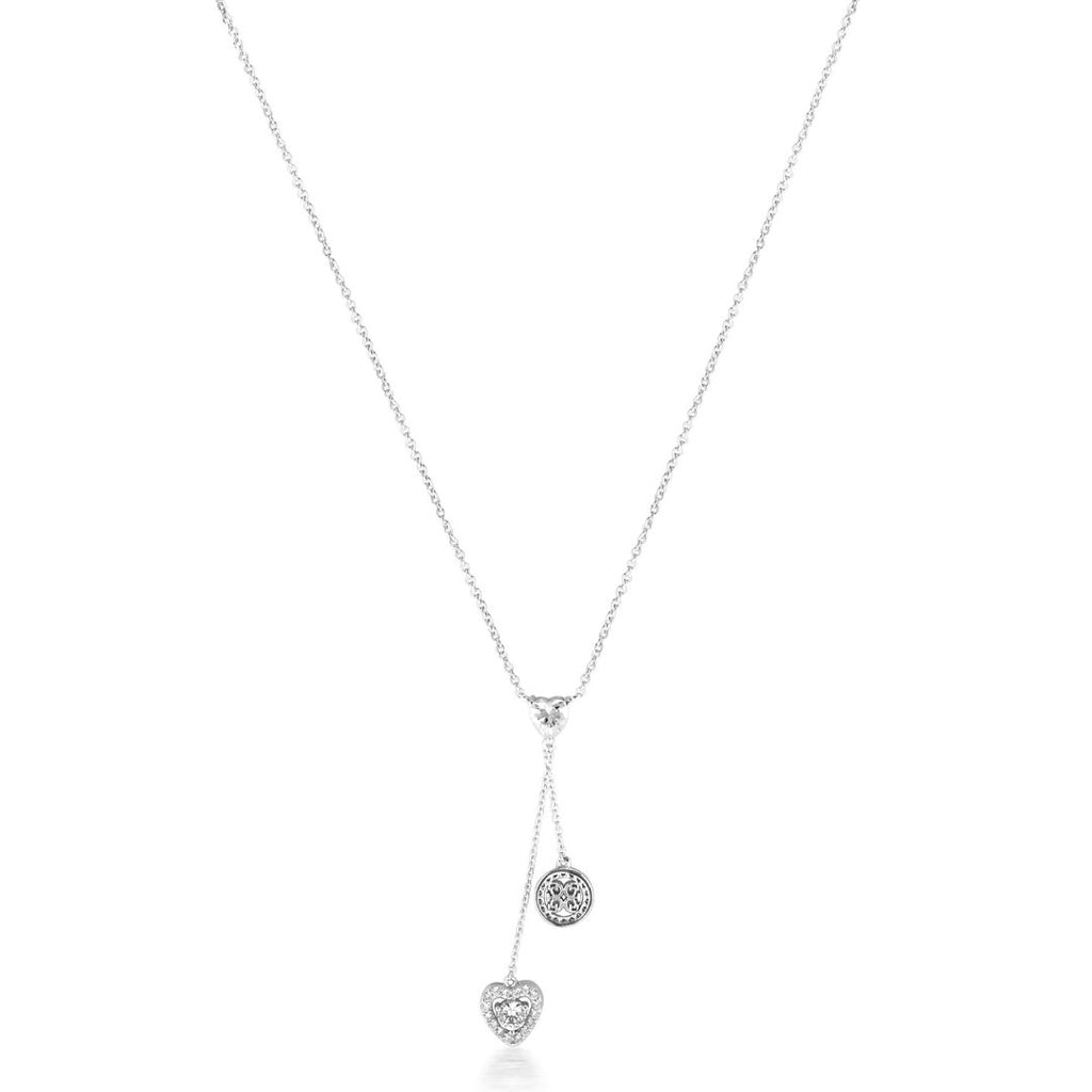 Georgini Signature Sealed With A Kiss Lariat Silver